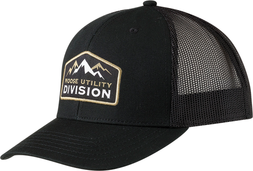 Moose Offroad Mud Mountain Hat - Black - One Size 2501-3819