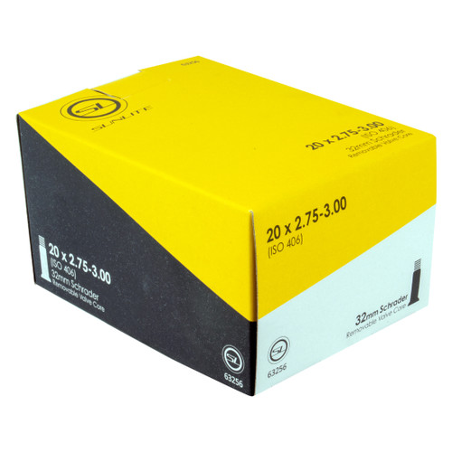 Sunlite Schrader Valve 32mm for 20x2.75-3.00 Tubes, Durable Steel Materials 63256