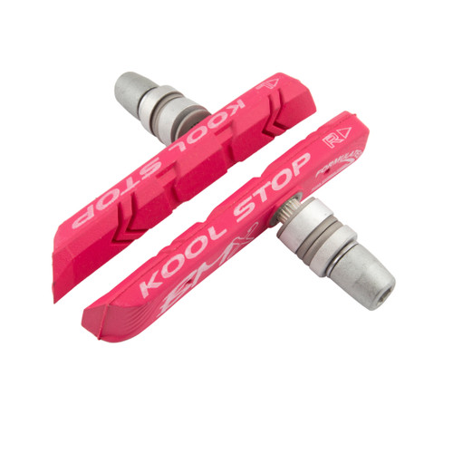 Koolstop BMX Brake Pads Kool-Stop 78.5mm 1 Pair Pink KS-BMXPK
