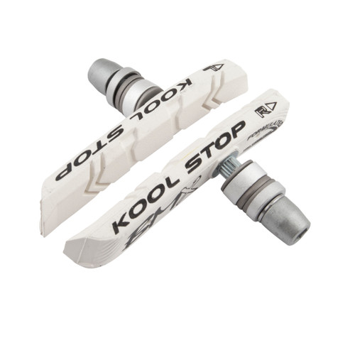 Koolstop BMX Brake Pads Kool-Stop 78.5mm 1 Pair White KS-BMXW