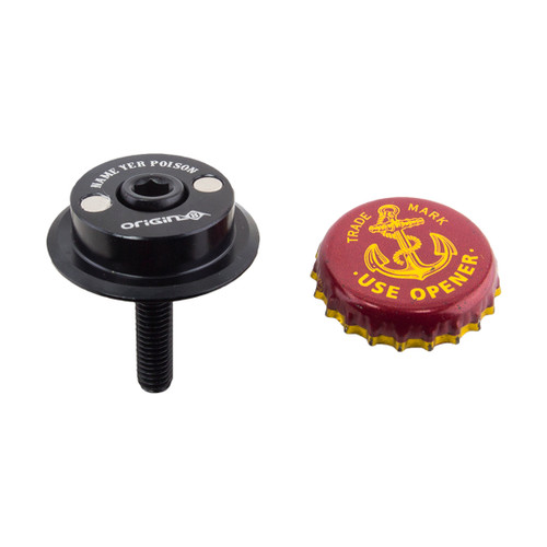 Origin8 Yer Poison Magnetic Top Cap - Alloy, Easy Swap, Black 35860