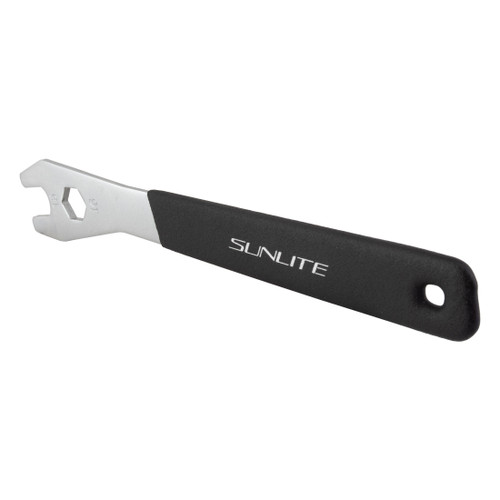 Sunlite Slim Pedal Wrench - Chromoly Steel, Ergonomic and Slim Profile 610733