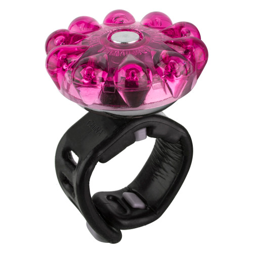 Incredibell Bling Adjustabell Bell: Garnet Handlebar Mount Bicycle Audible Bell 20BBAG