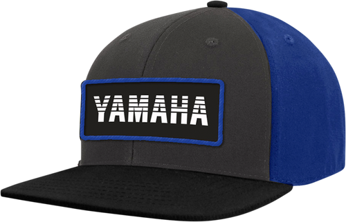 Yamaha Apparel Yamaha Patch Hat - Graphite/Blue NP21A-H2690