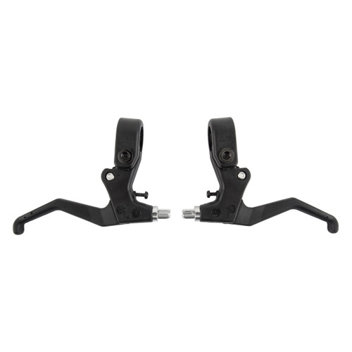 Sunlite Composite MTB Brake Levers - Steel and Nylon, 4-Finger, Black 12944