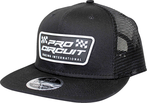 Pro Circuit Checkered Flag Patch New Era Hat - Black 6720104