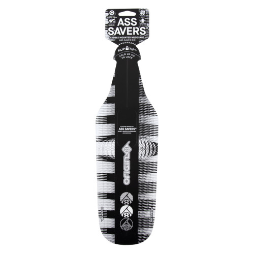 Origin8 Hi-Fi Ass Savers Wide Rear Fender | Lightweight Polypropylene, Quick-Install Bike Mudguard 290550