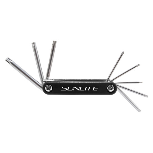 Sunlite Folding Torx Wrench Set - Durable CRV Titanium Alloy Tools 611112