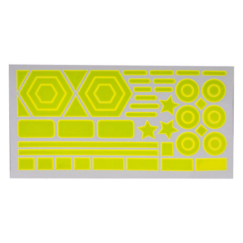 Sunlite Reflective Stick-On Shapes - Bright Yellow Visibility Accessories 913406