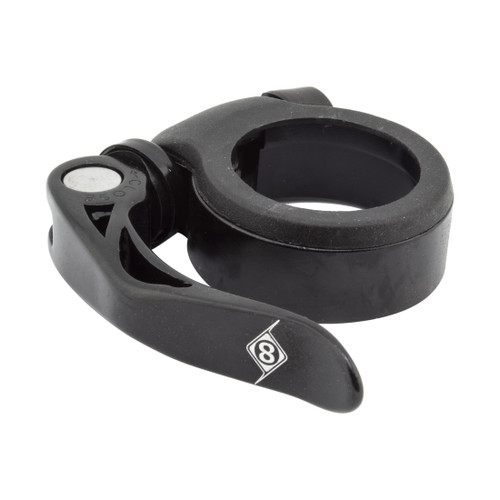 Origin8 Grip N Seal QR Seatpost Clamp 34.9mm Aluminum Black 52045