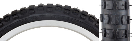 Sunlite MX 16x1.75 BMX Tire - Durable Wire Clincher Reflective Sidewall 5916