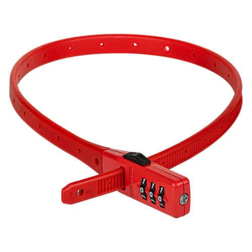 Kryptonite Red 10mm Combo Cable Lock - 45cm Secure Bicycle Lock 006022