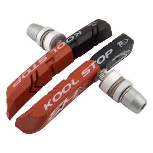 Koolstop BMX Brake Pads Kool-Stop 78.5mm 1 Pair Salmon/Black KS-BMXDL