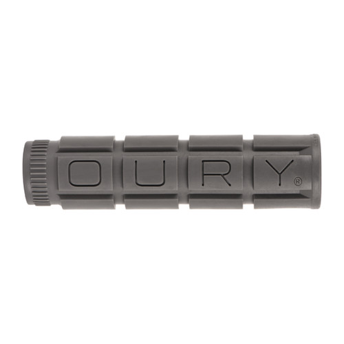 Oury Grips Single Compound V2 Graphite - 135mm No Flange, Thick Profile OSCGGG30