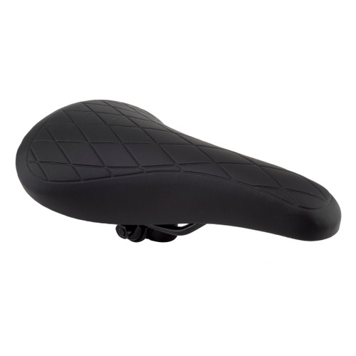 Sunlite Quilted Racing MX Bike Saddle - Padded Steel Rail, Unisex 4905