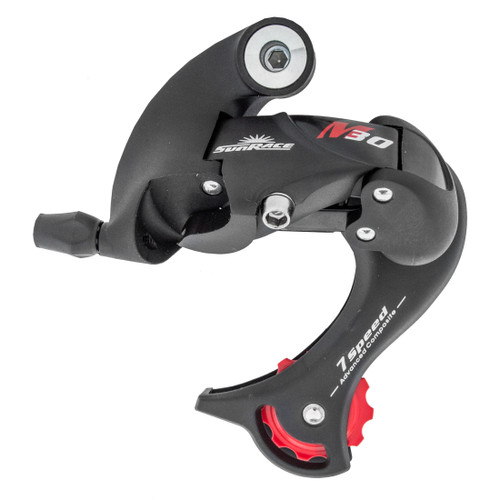 Sunrace RD-M37 7-Speed Rear Derailleur Polymer and Steel Components RDM37.SDB0.0S4.BX