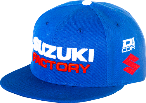 D'Cor Visuals Suzuki Factory Hat - Blue 70-150-1