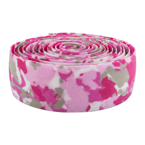Origin8 Pink Camo EVA Foam Handlebar Tape Handlebar Plugs 32501
