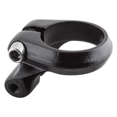 Sunlite Alloy 31.8 Bicycle Seat Post Clamp Rack Mount, Black 51864