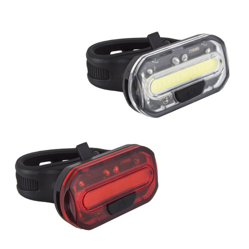 Sunlite Ion Combo Bike Lights - 32L Front and 8L Tail, Water-Resistant 911755