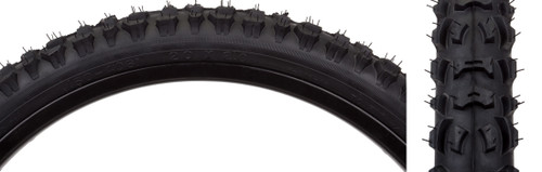 Sunlite Smoke MTB 20x2.0 Clincher Tire Aggressive Knobs 59425
