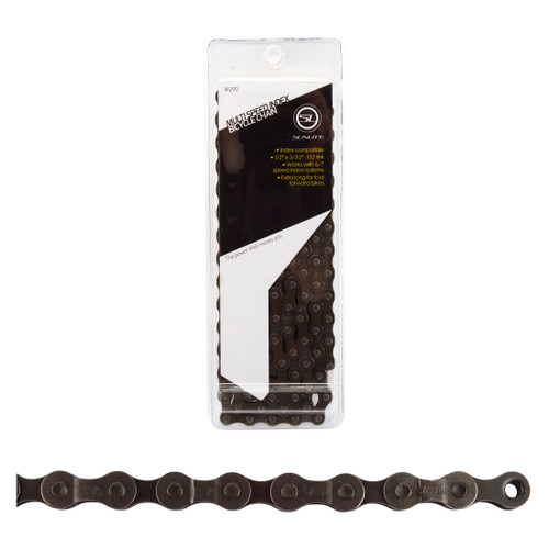 Sunlite SCN-MSi 6/7/8-Speed Black Steel Bike Chain (132 Links) 16290