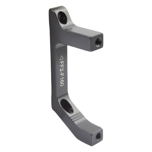 TRP FF2 Disc Brake Adapter - Flat to Post Mount, 160mm Rotor, Black ABAD000192