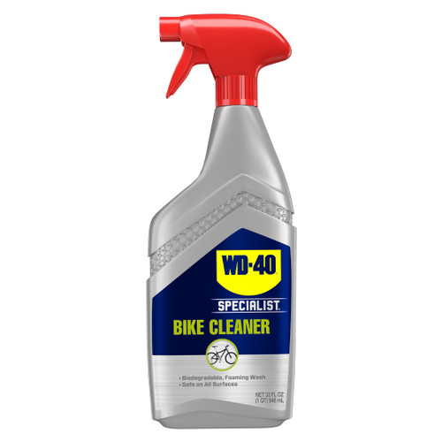 WD-40 Bike Foaming Bike Wash 32oz - Biodegradable, Safe for All Surfaces 390340