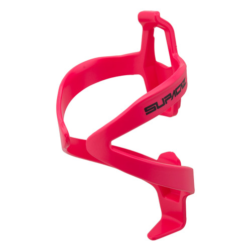 Supacaz Fly Cage Standard Neon Pink | Lightweight Polycarbonate Bike Bottle Holder CG-30