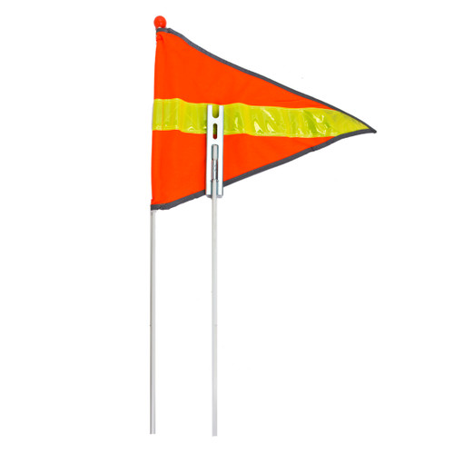Sunlite 2-Piece 72in Reflective Safety Flags High Visibility Material 97453