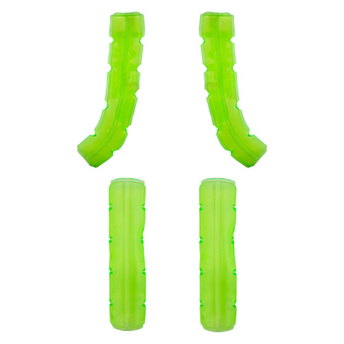 Origin8 Green Gelly Handlebar Gel Pads - Shock-Absorbing Comfort 310395