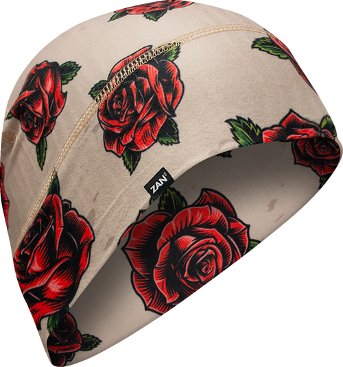 Zan Headgear Sportflex Beanie - Tattoo Roses WHLL207