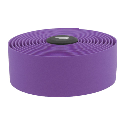 Pure Cycles Purple Bar Tape - Durable PU Handlebar Wrap End Caps 310255