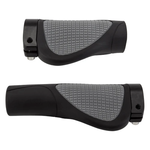 Sunlite Ergo-Grip Locking Bicycle Handlebar Grips, 135/95mm, Black 310039