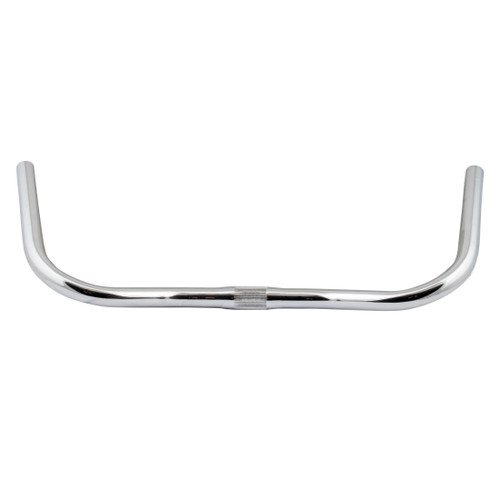 Sunlite Elson Roadster Steel Rise Clamp Handlebar, 25.4mm, Chrome, 50mm Rise 34517