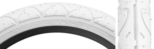 Sunlite Freestyle PC 16x1.75 White Reflective Clinic Tire 59266