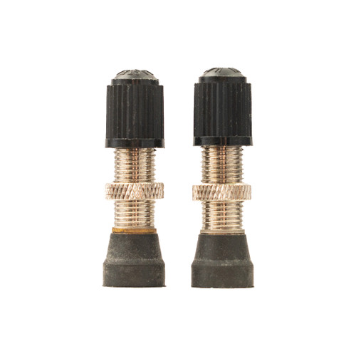 Stan's Brass Tubeless Valve Stems - Schrader, Universal Fit, Pair AS0343