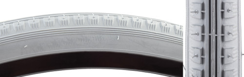 Sunlite 26"x1-3/8 Clincher Wire Wheelchair Tire - Reflective Gy/Gry 59368