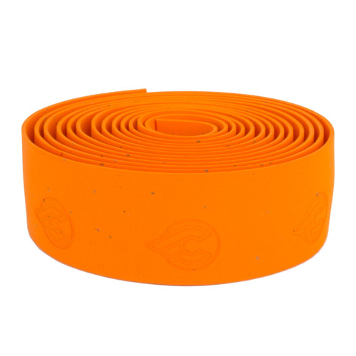 Cinelli Cork Ribbon Handlebar Tape Orange Bar Wrap Adhesive Back Includes Plugs 3NNKA1ORA