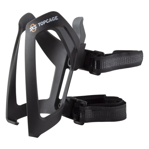 SKS Anywhere Mount TopCage Water Bottle Cage - Universal Strap-On, Black 11231