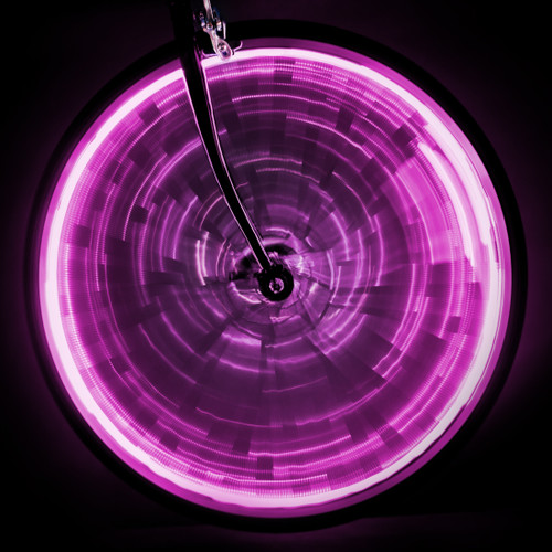 Sunlite Pink WheelGlow LED Wheel Light for 700c and 29" Bikes 911375