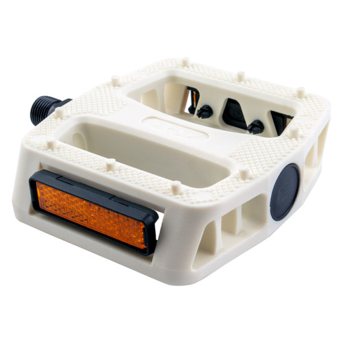 SE Bikes 12 O'Clock Nylon Platform Pedals 9/16" Chromoly Axle 4853