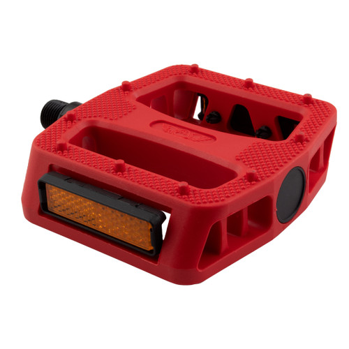SE Bikes 12 O'Clock Nylon Platform Pedals 9/16" Chromoly Spindle 4637