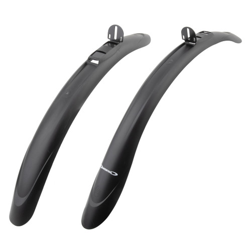 SKS Beavertail Universal 26-29" Fender Set | Durable Snap-On MTB Mudguards 10100