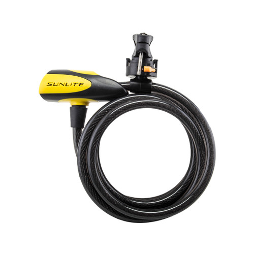 Sunlite Defender D1 8mm Key Lock Cable 2 Keys, Heavy Duty 6ft 39995