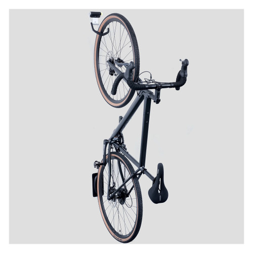 Delta Wall Dock Bicycle Storage Hook - Heavy-Duty, Rubberized, Adjustable for All Wheel Sizes RS4700