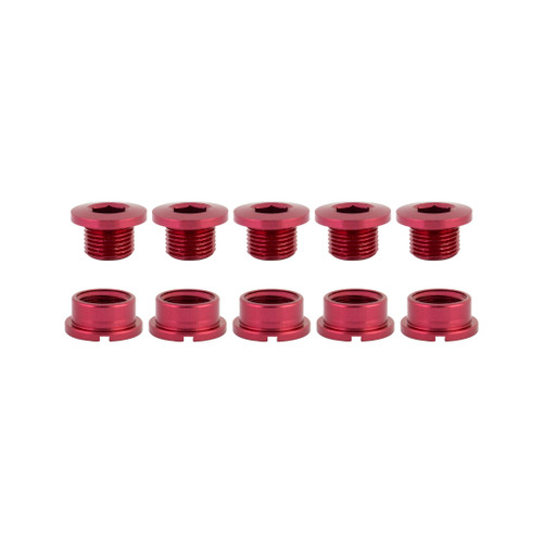 Origin8 Alloy Single Speed Chainring Bolts M8x6mm, Color Options 22053