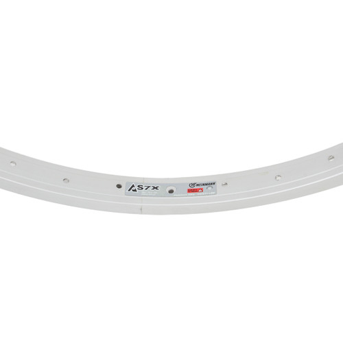 Weinmann AS7X 24-Inch Silver Alloy Rim - Lightweight, Durable Bike Component AS7X