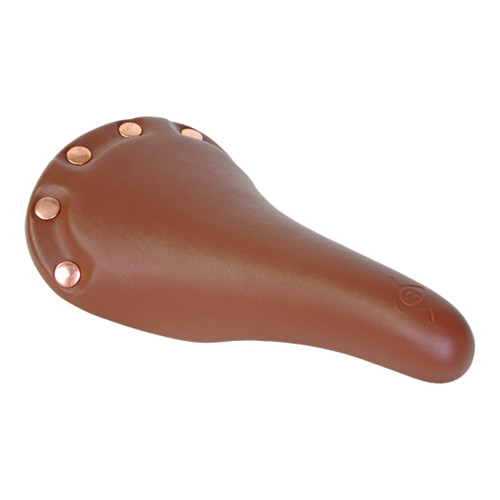 Origin8 Classic Lite Gel Saddle Chrome Moly Rails - Brown, 165mm 49870