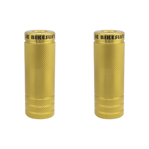Gold Steel Wheelie Pegs for BMX and Freestyle Bikes, 14mm/3/8in 913727